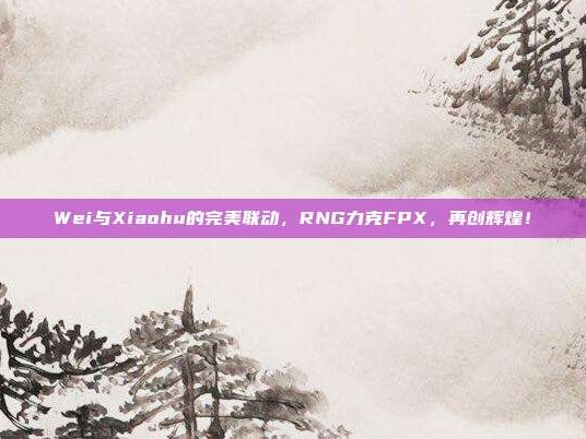 Wei与Xiaohu的完美联动，RNG力克FPX，再创辉煌！