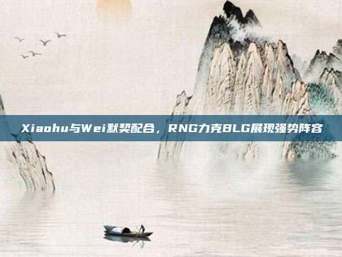 Xiaohu与Wei默契配合，RNG力克BLG展现强势阵容