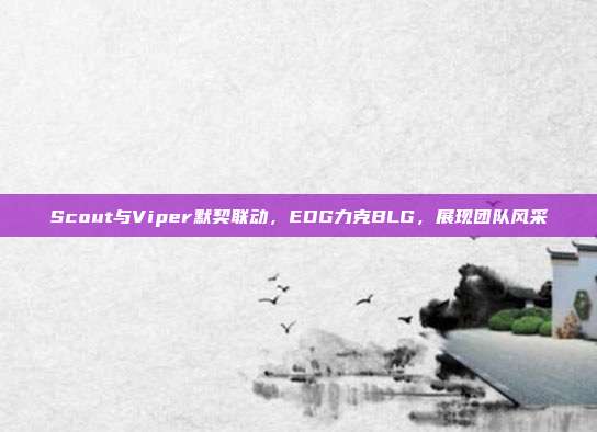 Scout与Viper默契联动，EDG力克BLG，展现团队风采