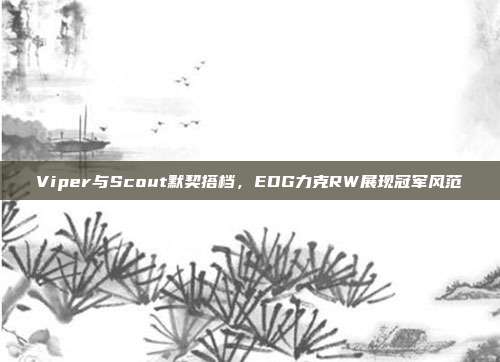 Viper与Scout默契搭档，EDG力克RW展现冠军风范