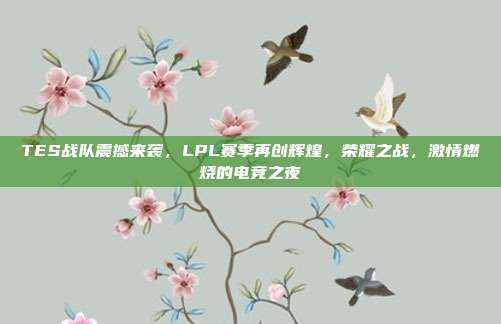 TES战队震撼来袭，LPL赛季再创辉煌，荣耀之战，激情燃烧的电竞之夜