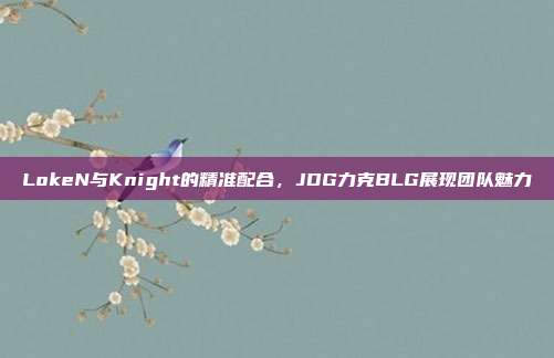 LokeN与Knight的精准配合，JDG力克BLG展现团队魅力