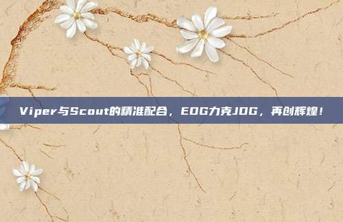 Viper与Scout的精准配合，EDG力克JDG，再创辉煌！