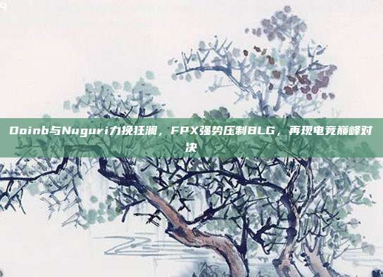 Doinb与Nuguri力挽狂澜，FPX强势压制BLG，再现电竞巅峰对决